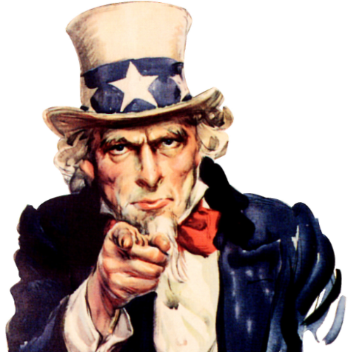 Uncle Sam wants you to vote America Party